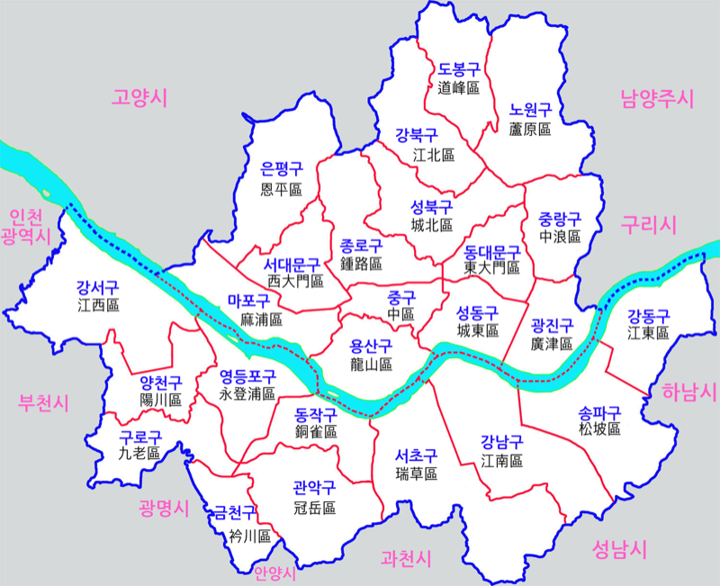 Seoul-map