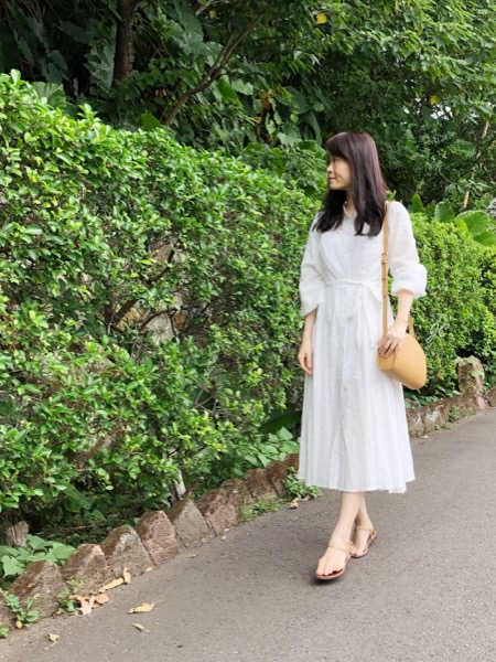 [Style Book] White dress for summer