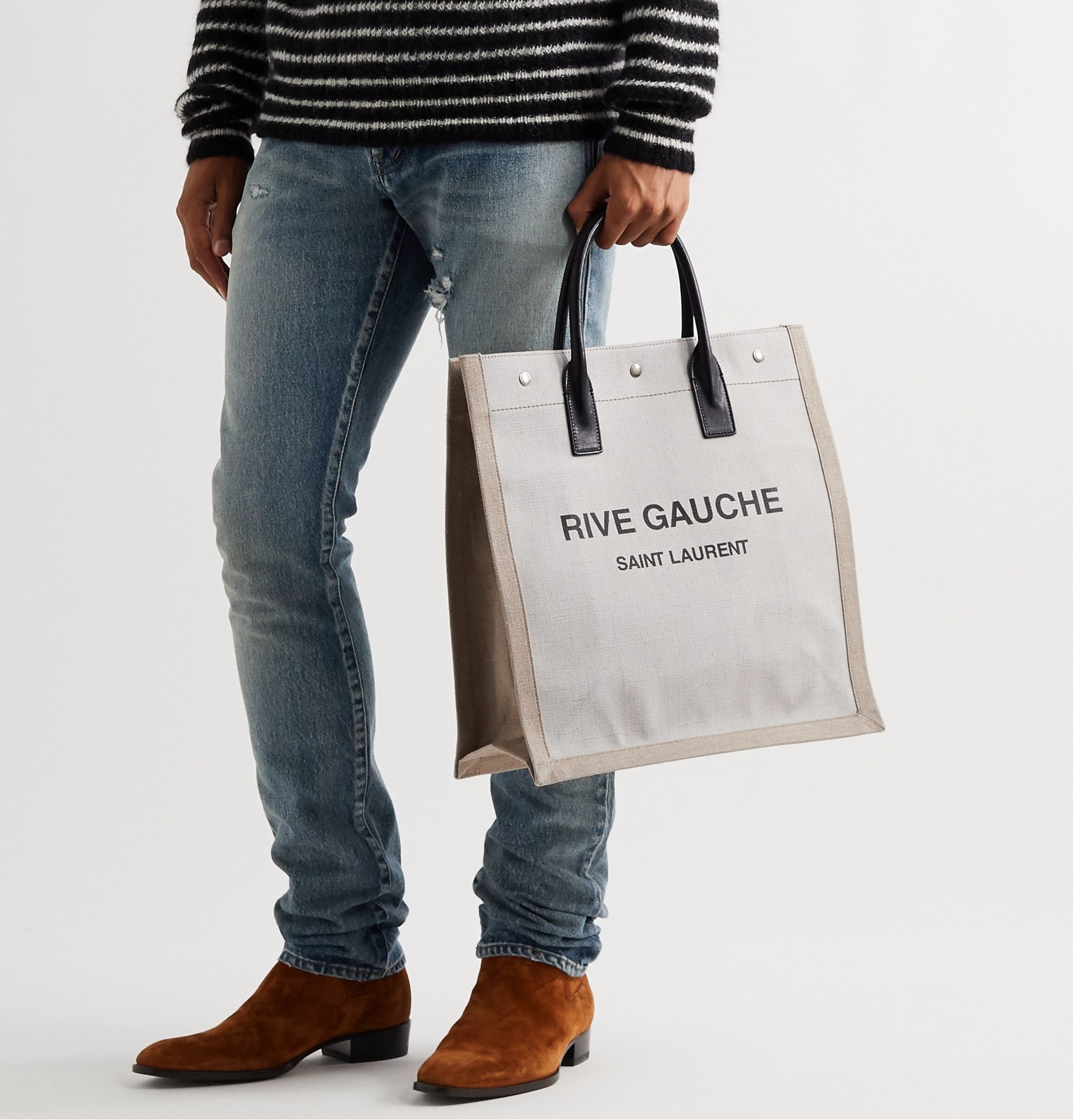 [穿搭] Saint Laurent Rive Gauche tote包+ACNE Studios短靴+Zara/Line & Dot老衣新穿