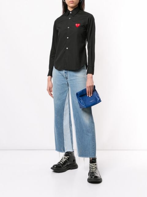 [日常穿搭] Loewe Hammock包+Comme des Garçons Play襯衫+Gucci皮帶+ACNE Studios短靴+Zara裙