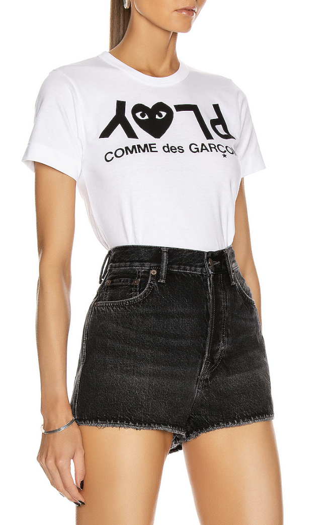 [日常穿搭] Comme des Garçons Play上衣+Uniqlo褲+Proenza Schouler Grommet穆勒鞋+Celine Box包+Gucci皮帶