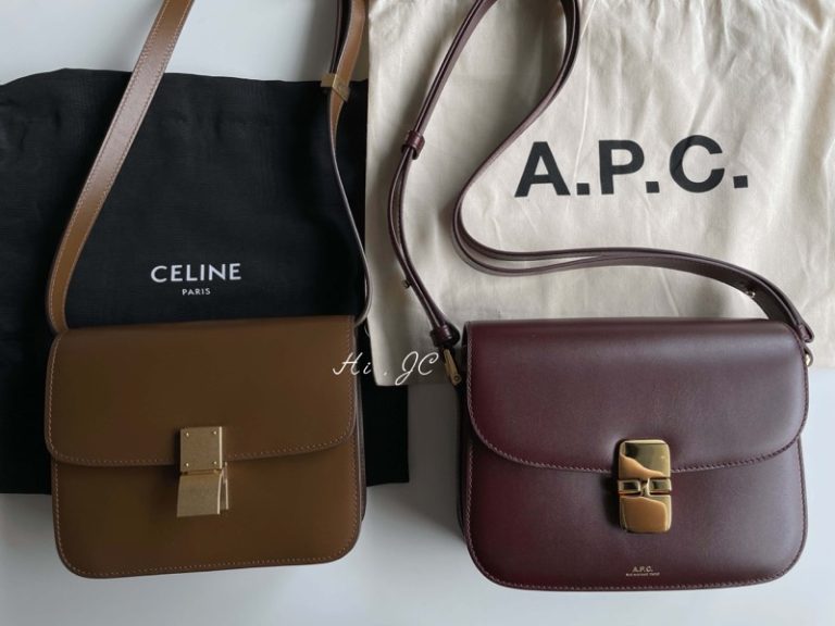 [開箱] 號稱Celine Box包親民款之APC Grace包開箱、心得及購買資訊分享（內含A.P.C. Grace包和Celine Box