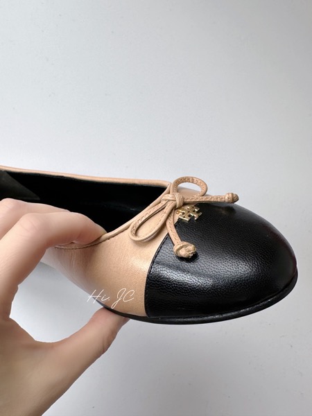 [開箱] Tory Burch鞋開箱、尺寸穿著心得、購買資訊和近期其他好看新鞋分享～優雅好看卻擁有謎一般的尺寸的新款平底鞋Cap Toe Ballet