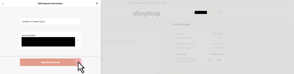 美國電商Shopbop購物教學文（2025年最新版-含註冊步驟、關稅、運費規定）